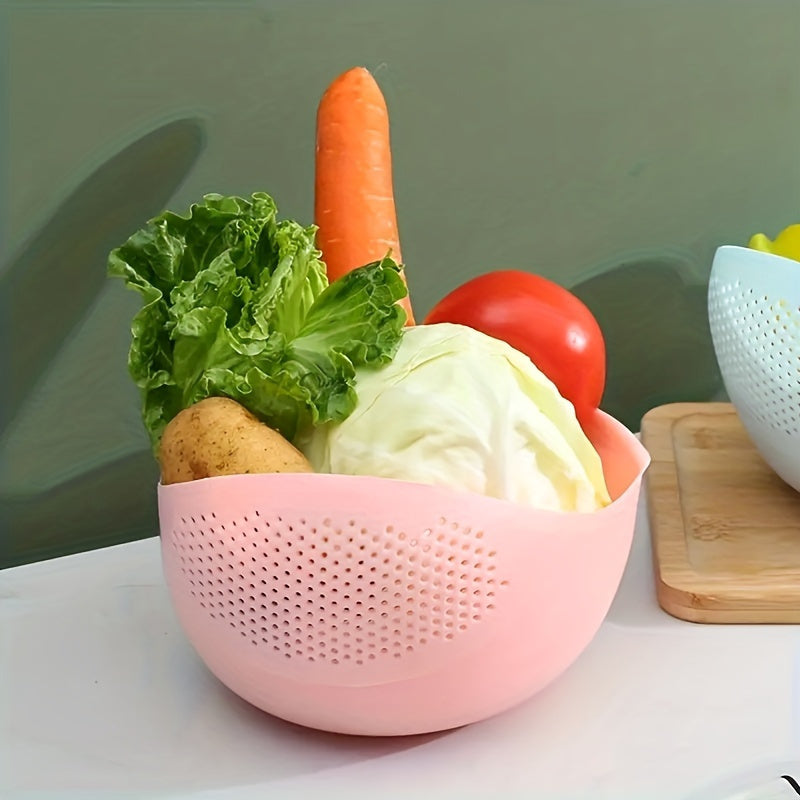 Multi-Purpose Kitchen Strainer Colander for Rice Vegetables Fruits Pasta