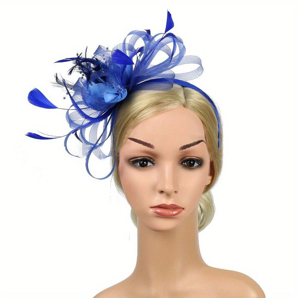 Vintage to'y bosh kiyimi, to'y gullari bilan bezatilgan tizzali soch qopqog'i, to'ylar va partiyalar uchun