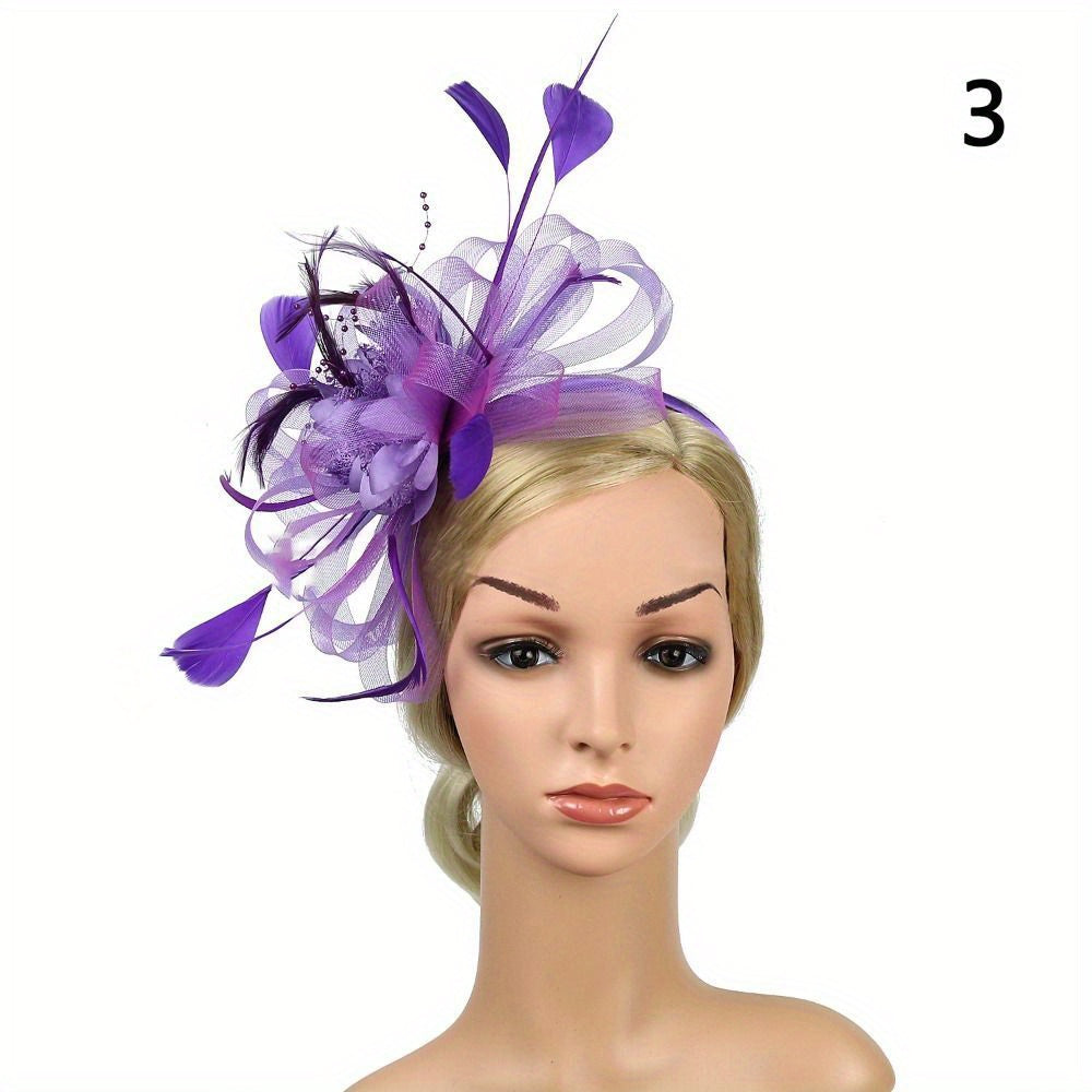 Vintage to'y bosh kiyimi, to'y gullari bilan bezatilgan tizzali soch qopqog'i, to'ylar va partiyalar uchun