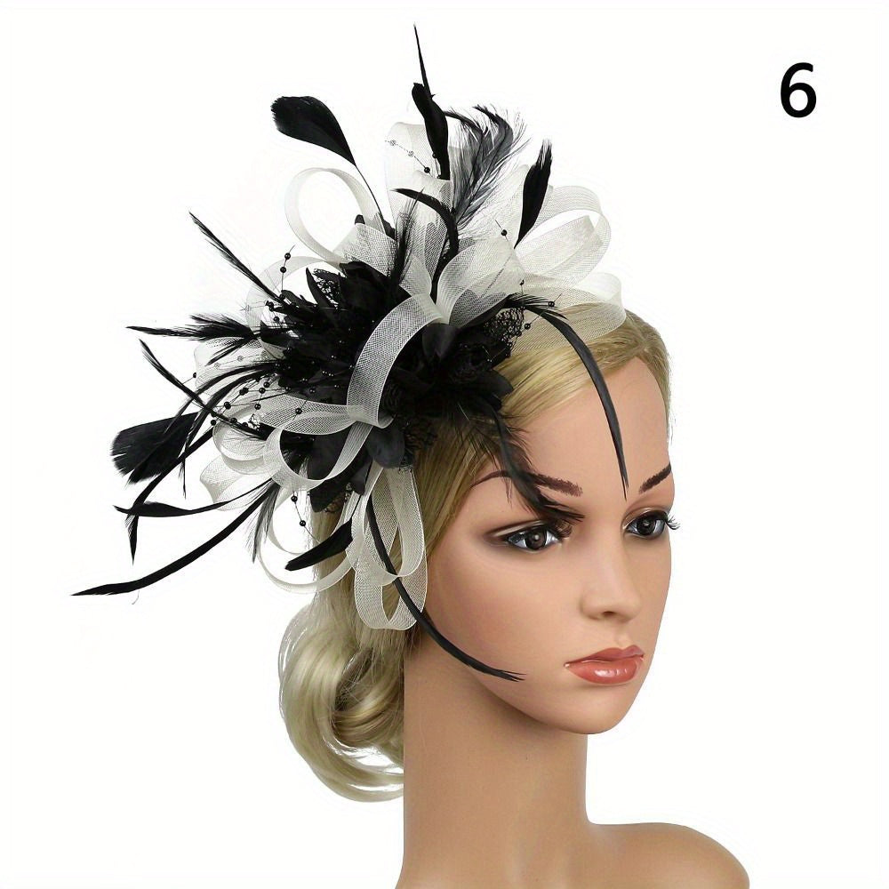 Vintage to'y bosh kiyimi, to'y gullari bilan bezatilgan tizzali soch qopqog'i, to'ylar va partiyalar uchun