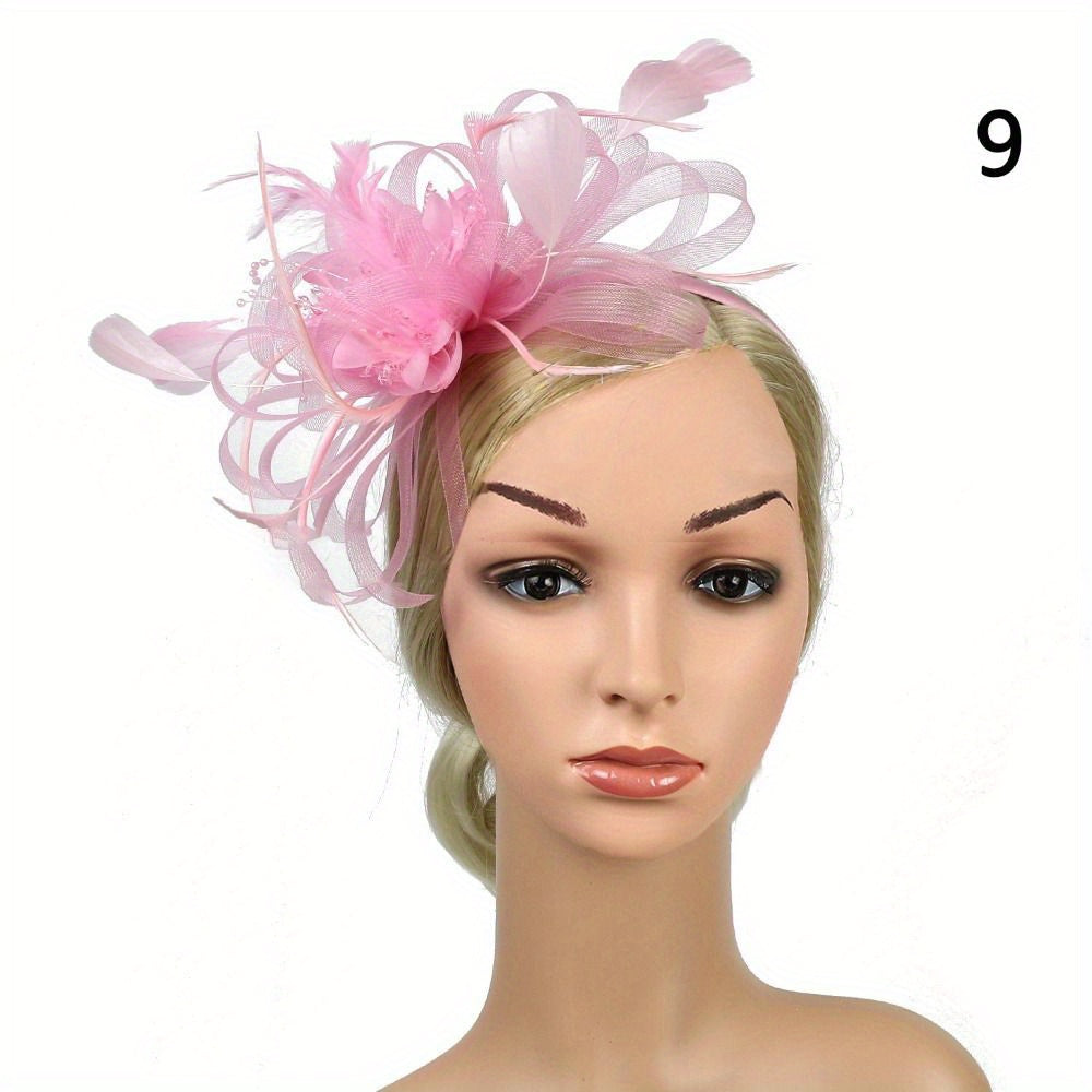 Vintage to'y bosh kiyimi, to'y gullari bilan bezatilgan tizzali soch qopqog'i, to'ylar va partiyalar uchun