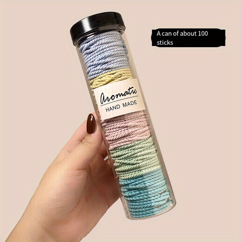 100 бесшовных эластичных резинок для волос для женщин и девочек, нескользящие, мягкие вязаные резинки для хвостика