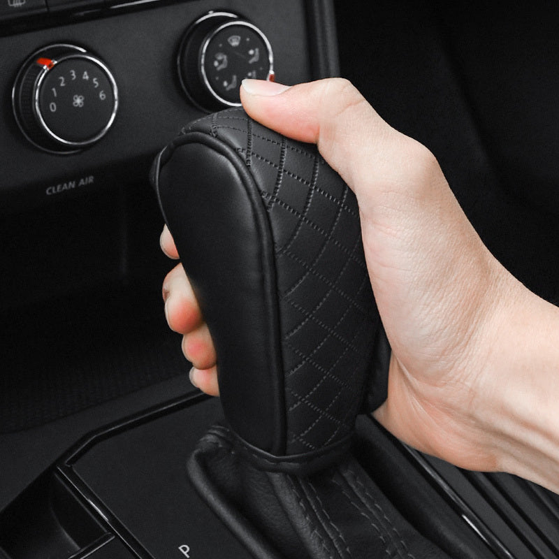 Universal avtomobil g'ildirak shifteri qopqog'i PU charm, sirpanishga qarshi, avtomobil aksessuarlari