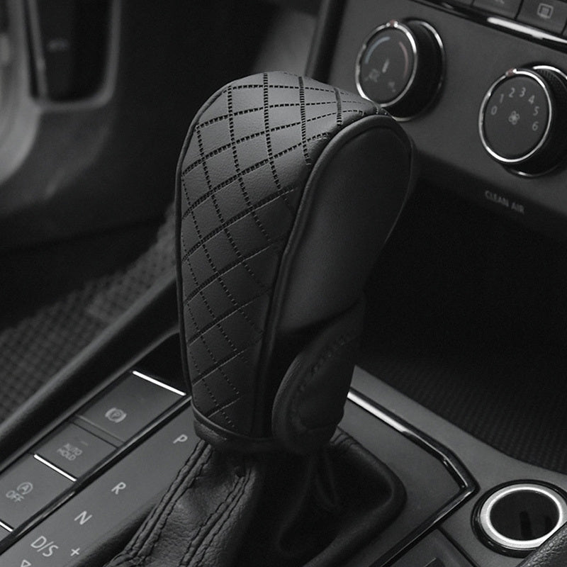 Universal avtomobil g'ildirak shifteri qopqog'i PU charm, sirpanishga qarshi, avtomobil aksessuarlari