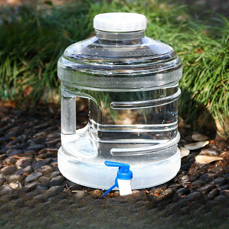 11.3L shaffof dumaloq qopqoq bilan, spigotli, oziq-ovqat sifatli PC suv saqlash uchun uy va tashqarida