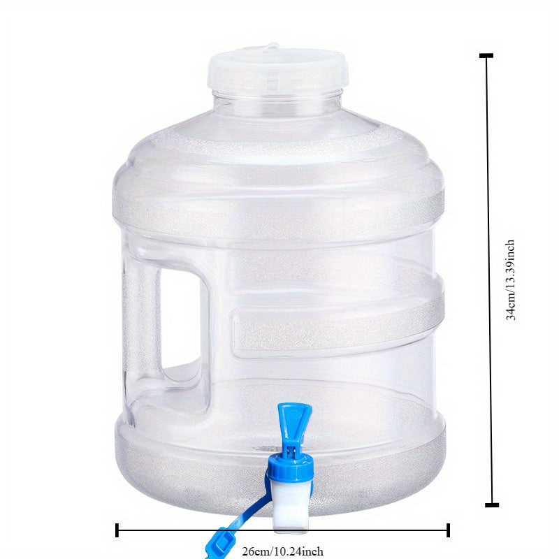 11.3L shaffof dumaloq qopqoq bilan, spigotli, oziq-ovqat sifatli PC suv saqlash uchun uy va tashqarida