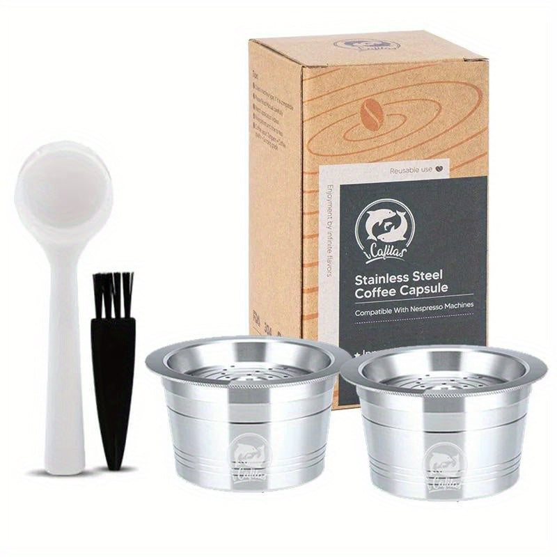 Filtro de café de acero inoxidable para máquinas de espresso reutilizable y duradero