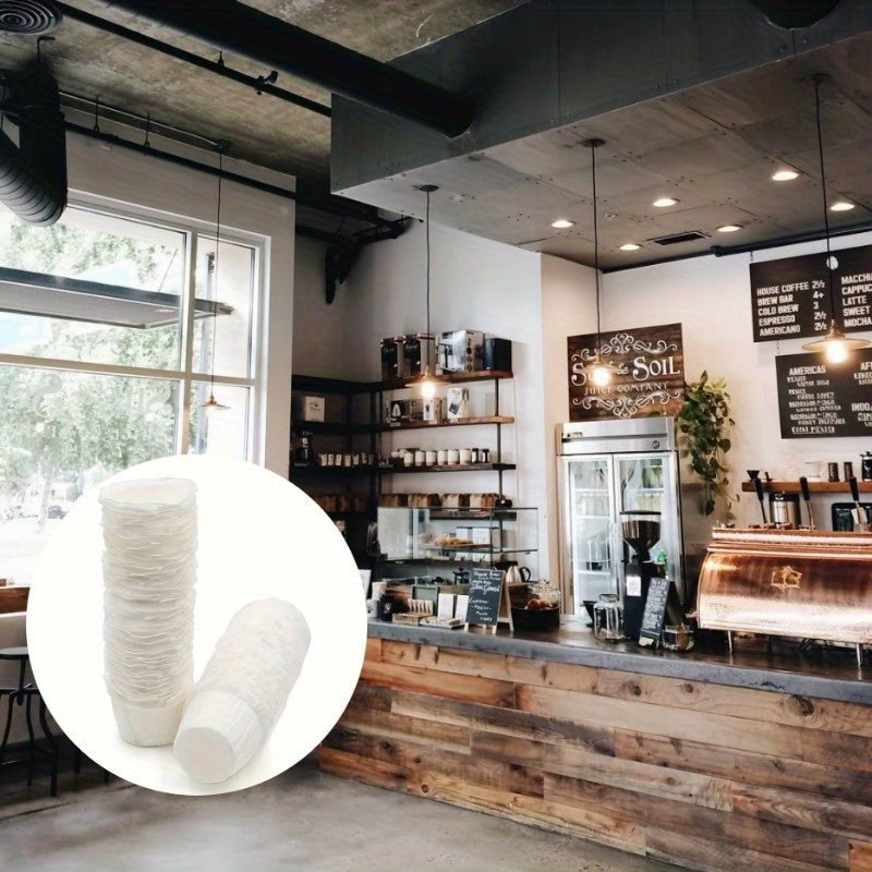 50 ta paket foydalaniladigan qahva filtrlari, bitta xizmat uchun qahva tayyorlash mashinalari uchun