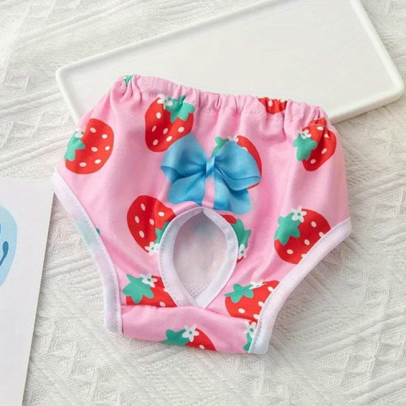 Pañales para perros pantalones menstruales transpirables para perros pequeños panties cómodos para mascotas