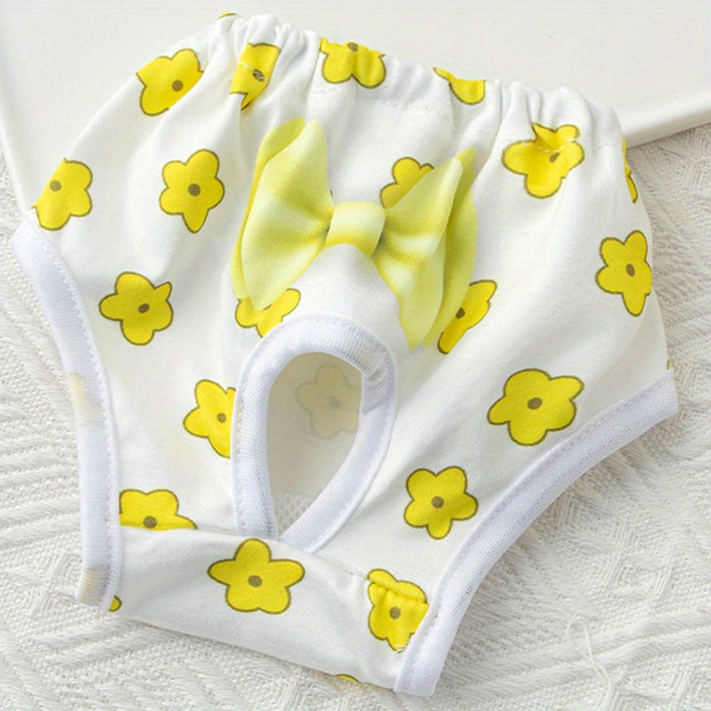 Pañales para perros pantalones menstruales transpirables para perros pequeños panties cómodos para mascotas