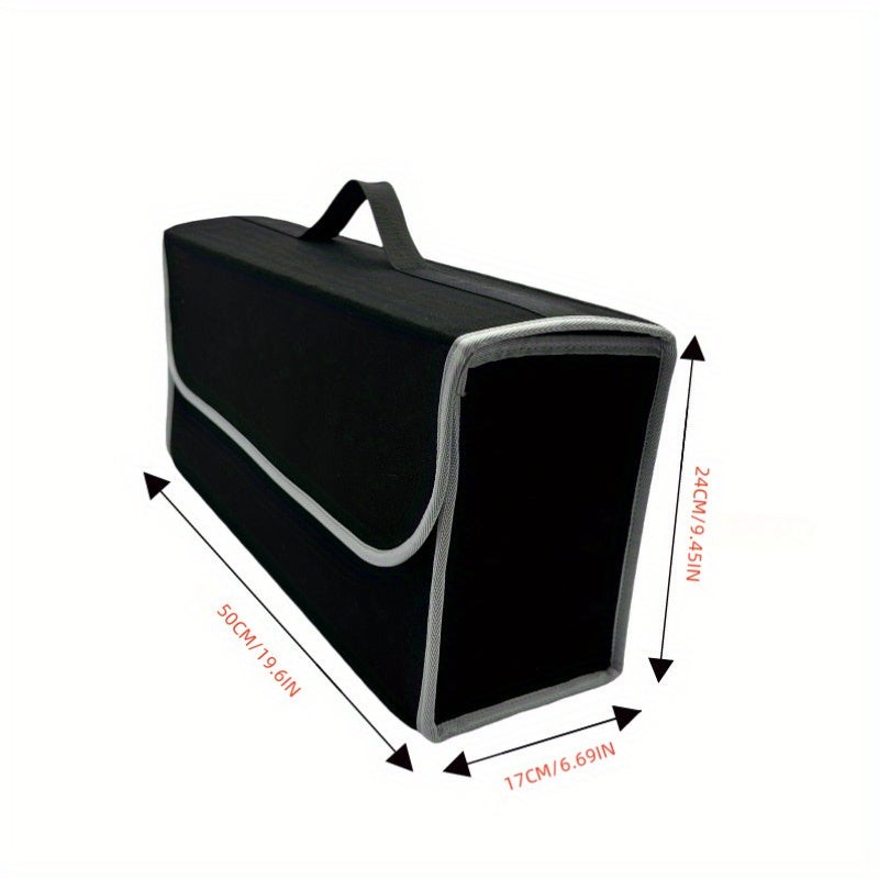 Складная органайзер для багажника автомобиля из войлока, полиэстер, ящик для хранения инструментов и аксессуаров