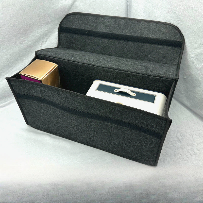 Складная органайзер для багажника автомобиля из войлока, полиэстер, ящик для хранения инструментов и аксессуаров