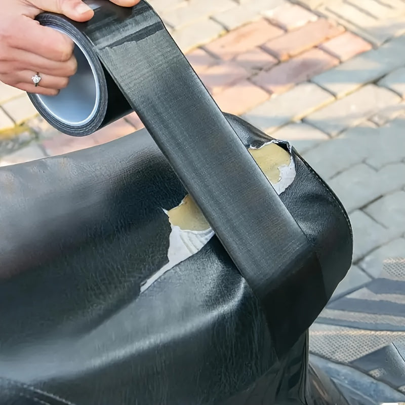 Oson ishlatish uchun o'z-o'zidan yopishqoq sun'iy teri ta'mirlash yamoqlari, 1 yoki 2 rolda mavjud - divanlar, stullar va boshqa joylar uchun moslashuvchan va uzoq muddatli - uy, ish va avtomobil ichki qismlarini yaxshilash uchun ideal