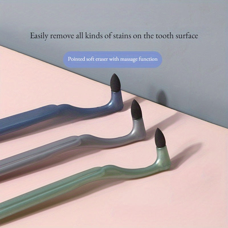 Manual Tooth Grinder Deep Cleaning Soft Eraser Massage Tool