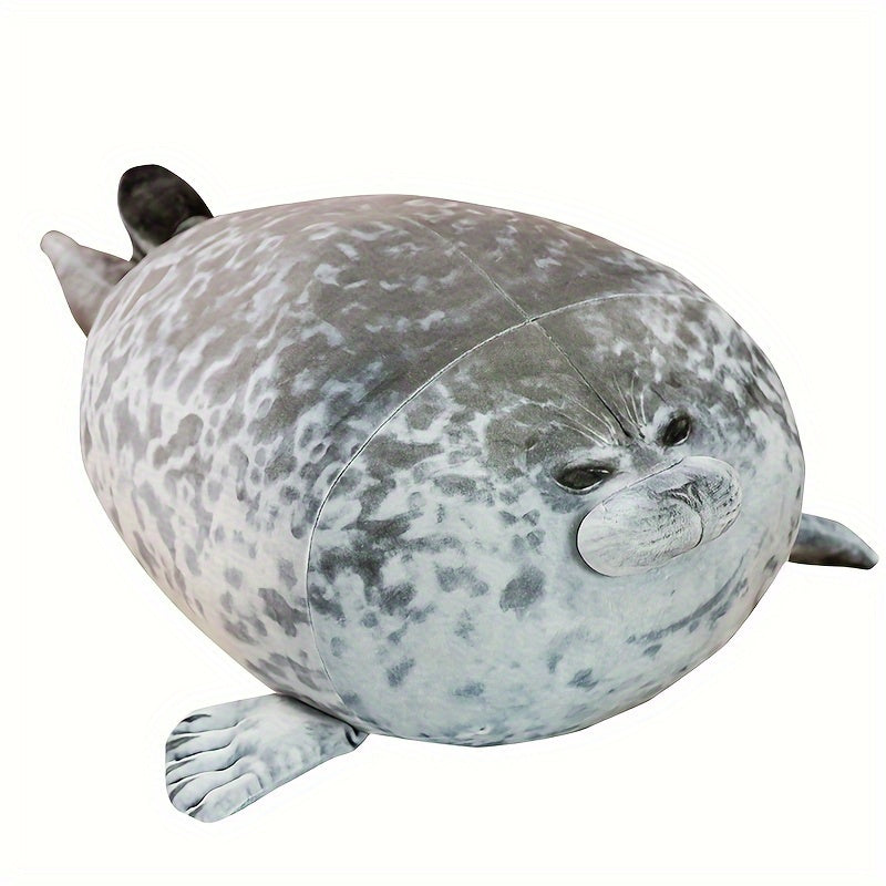 Soft Cuddly Seal Plush Pillow for Kids Room Decor and Playfulness