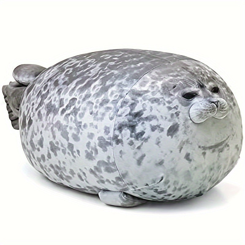 Soft Cuddly Seal Plush Pillow for Kids Room Decor and Playfulness