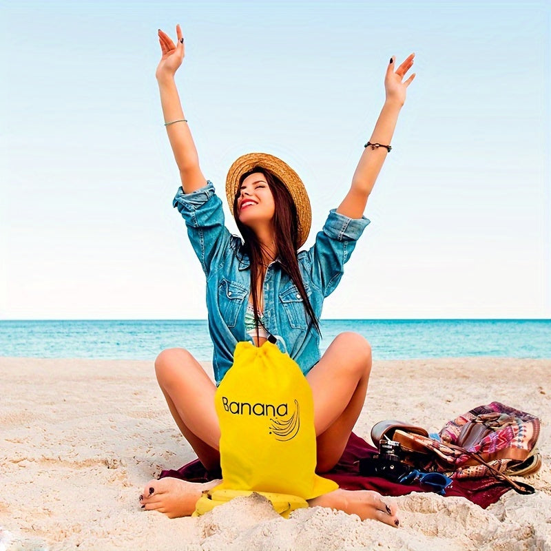 Ushbu mustahkam saqlash sumkasi bilan bananlaringiz va sabzavotlaringizni uzoqroq yangi saqlang. Pishishni oldini olish uchun mo'ljallangan, bu yuvilishi mumkin va engil oshxona tashkilotchisi sizning mahsulotlaringizni saqlashning mukammal usulidir.