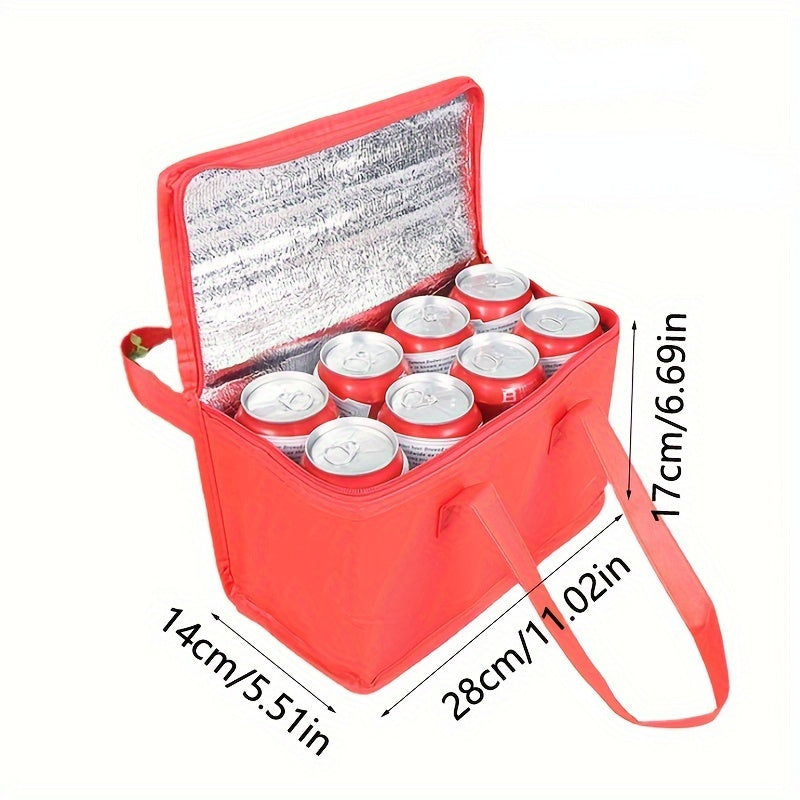 Insulated Cooler Bag for Drinks and Lunch Portable Aluminum Foam Durable