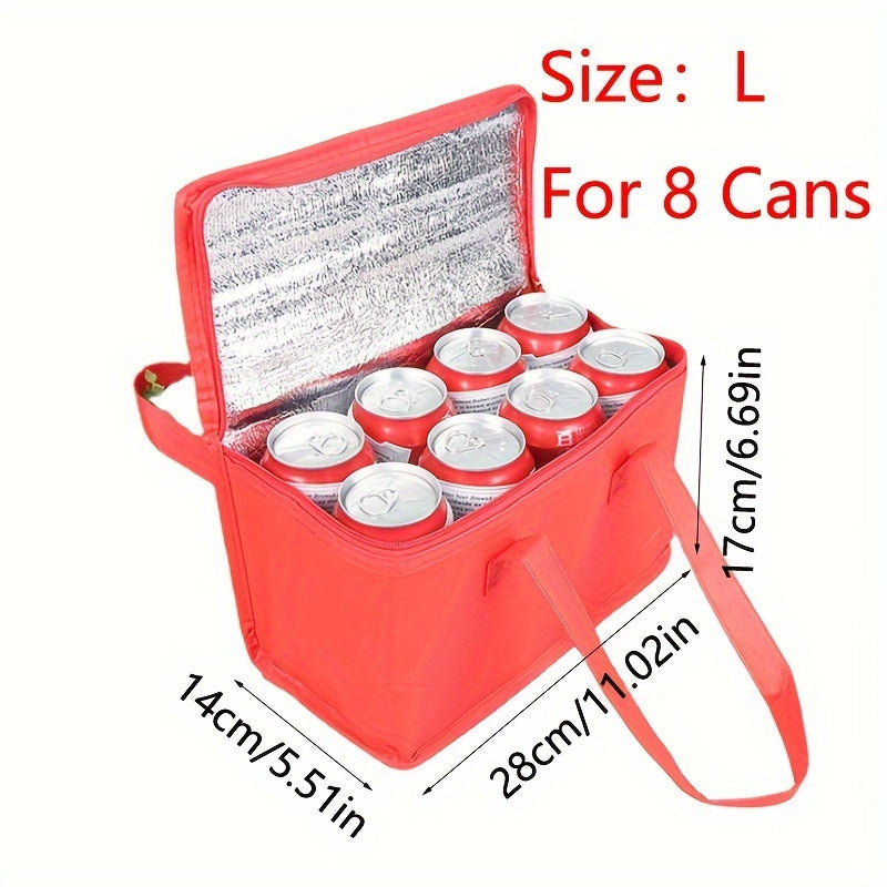 Insulated Cooler Bag for Drinks and Lunch Portable Aluminum Foam Durable