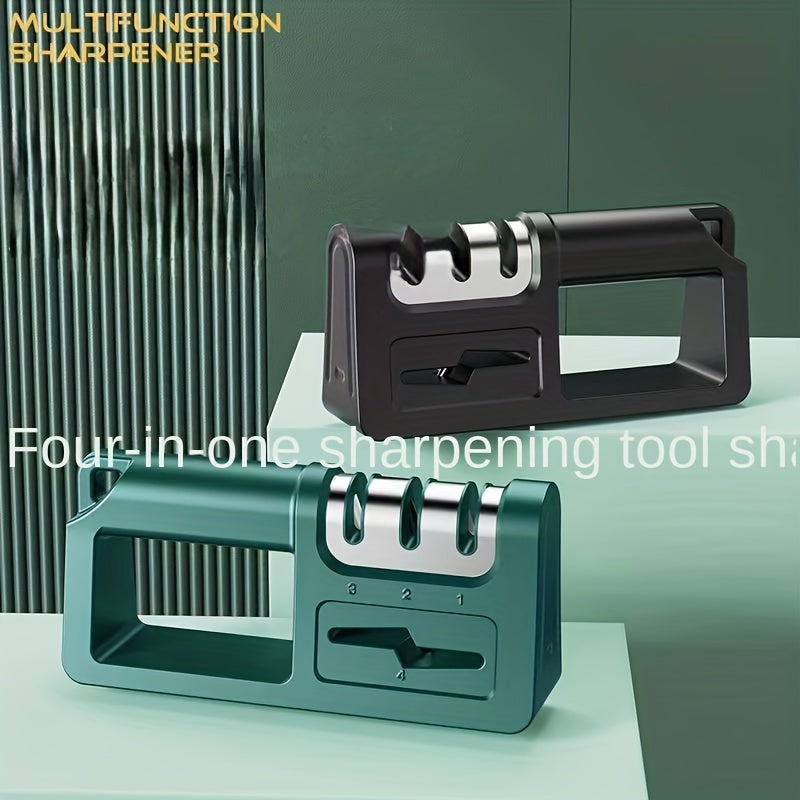 Diamond Sharpening Stone for Kitchen Knives Scissors and Tools Coarse Fine Slots