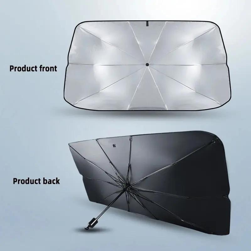 Universal Car Sunshade Retractable Windshield Sunblock Heat Insulation