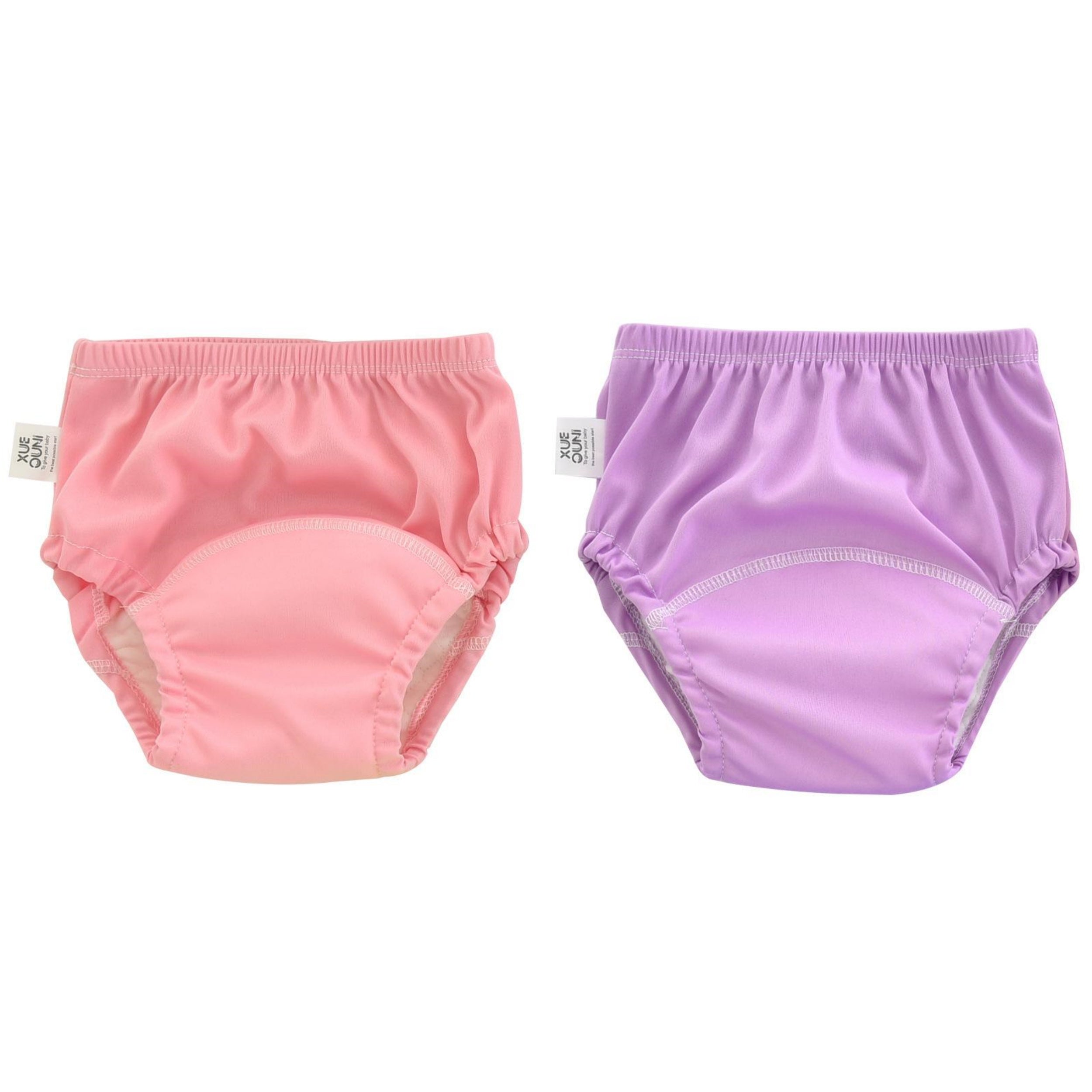 "Тренировочные штаны для горшка доступны в наборах по 2, 3 или 4 штуки, а также многоразовые тканевые подгузники, дышащий подгузник-слип и многофункциональный тканевый подгузник для всех сезонов."