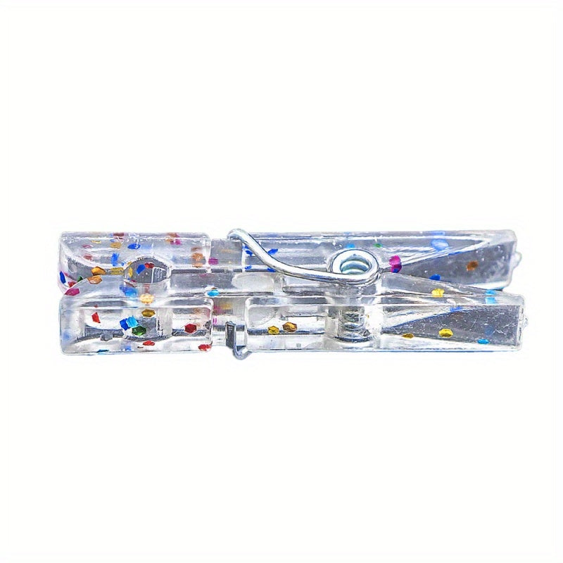 Plastic Clear Clothespins for Photos Display Pack of 50