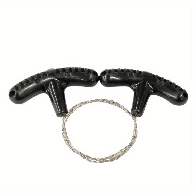 Портативная пила по проволоке с пальцевой рукояткой, ручной цепной резак для кемпинга и походов