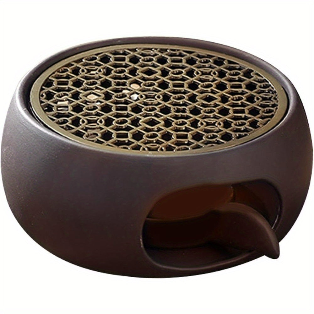 Ceramic Tea Warmer Set with Candle Holder for Insulation and Tea Lovers