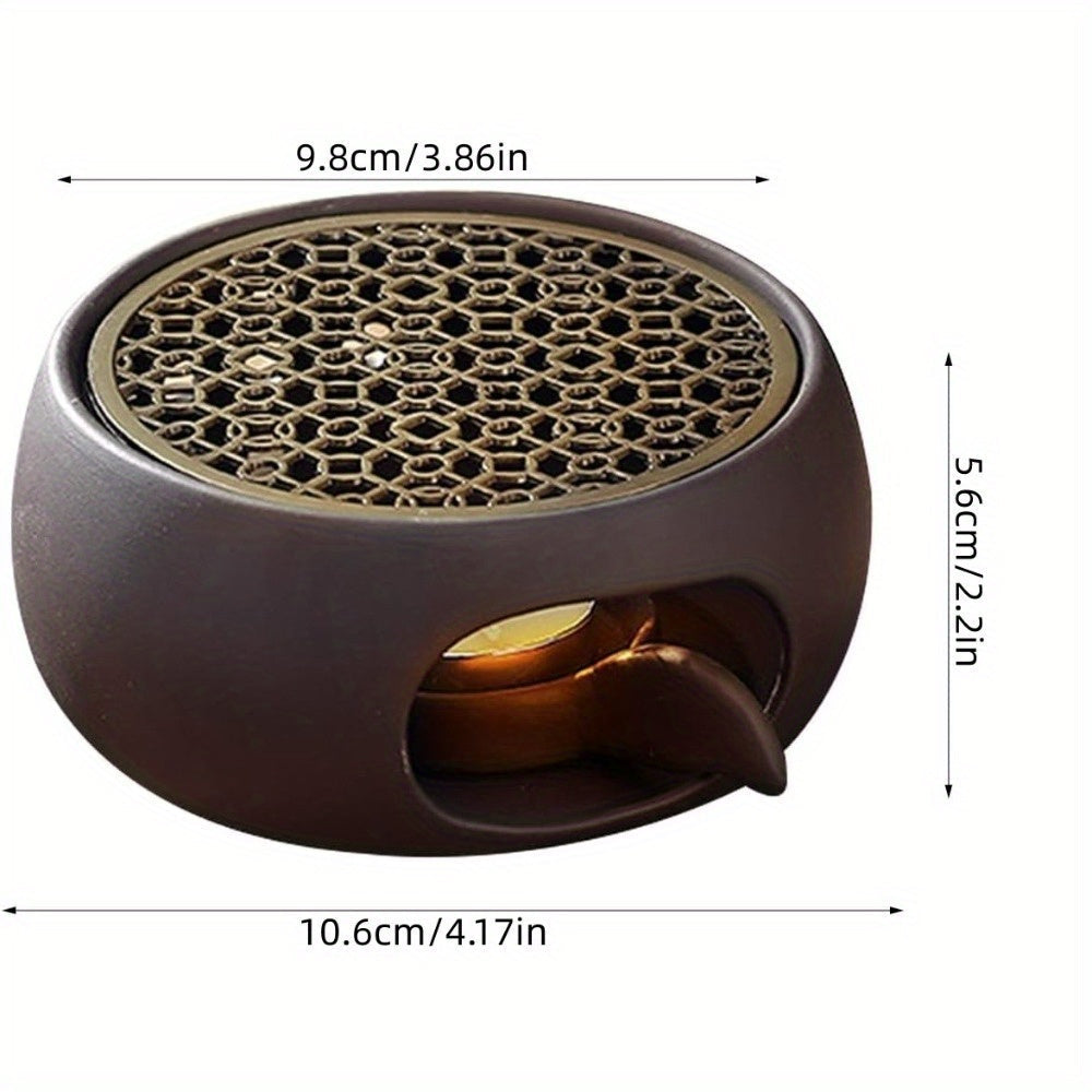 Issiqlik saqlash va choy sevuvchilar uchun sham yopish uchun keramik choy issitgichlar to'plami