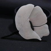 Minimalist Acrylic Flower Brooch for Women Large Petals Coat Suit Accessory