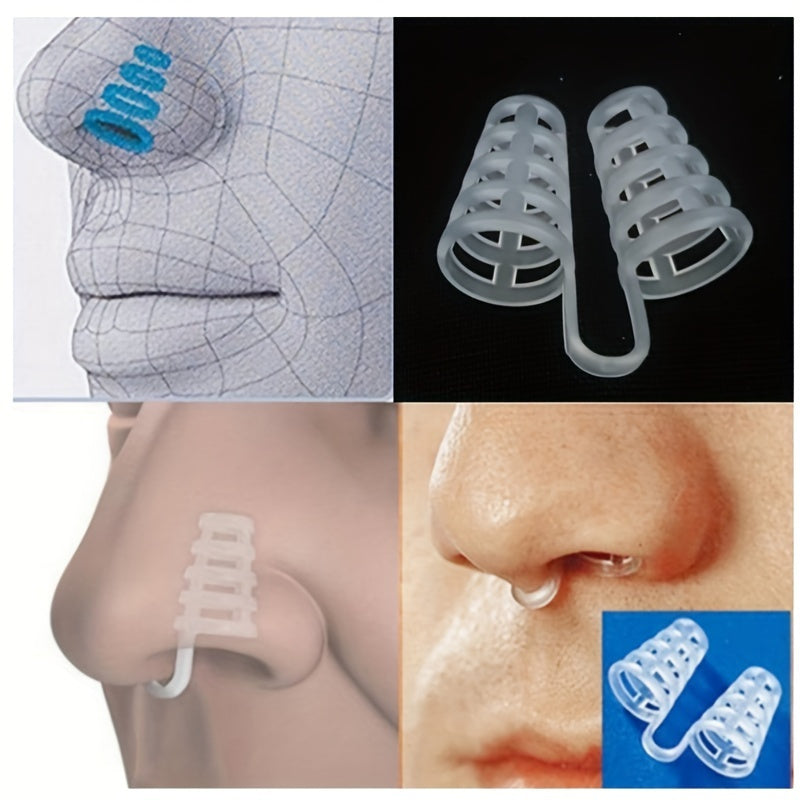 Mini Anti-Snoring Device Pack of 1/2/5/10 No Electricity Nasal Clip for Better Sleep