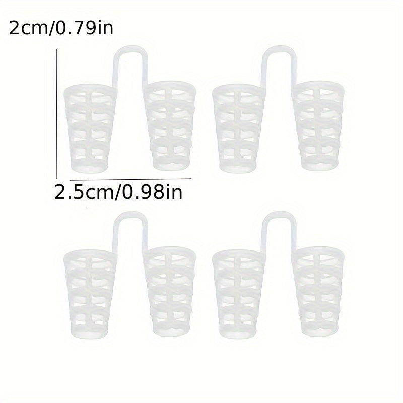 Mini Anti-Snoring Device Pack of 1/2/5/10 No Electricity Nasal Clip for Better Sleep