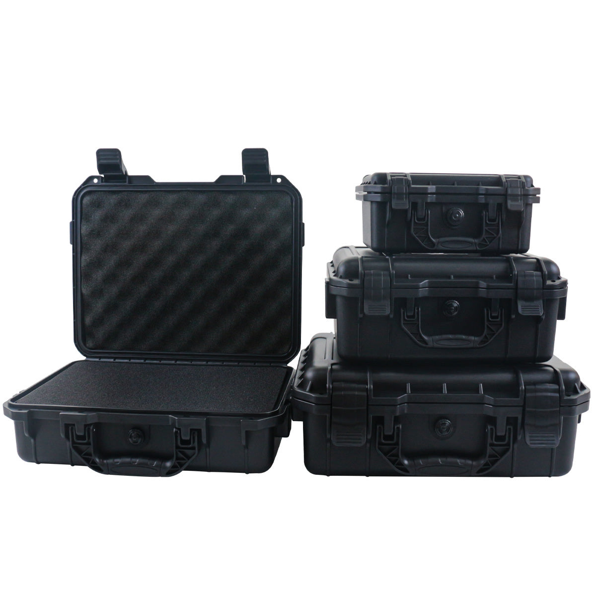 Waterproof Plastic Tool Case with Pre-Cut Foam for Tools Drones and Accessories