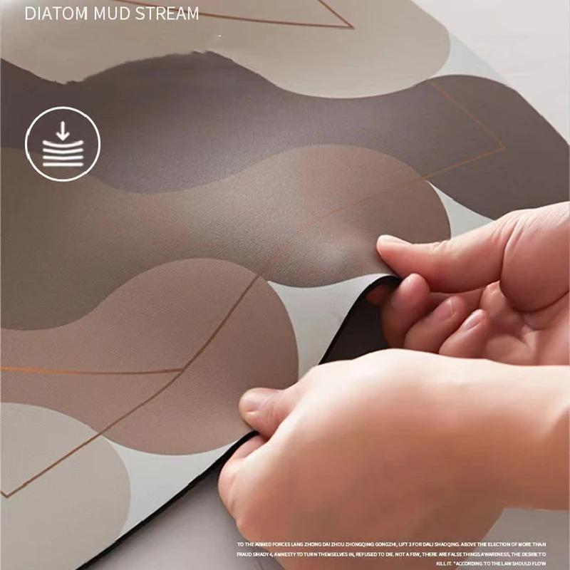 Flower Themed Bath Mat Non Slip Absorbent Quick Dry Bathroom Decor