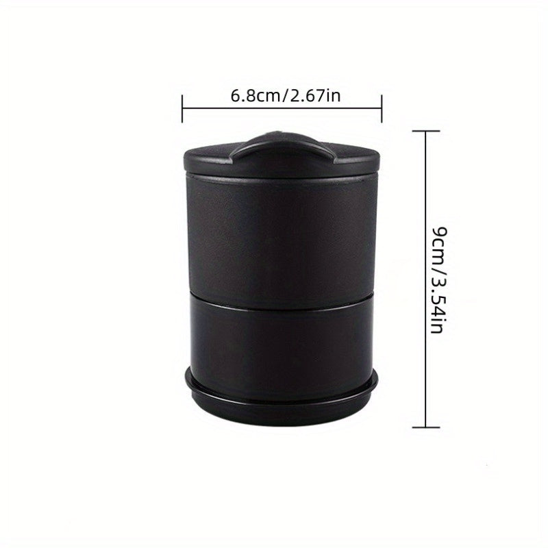 Автомобильная пепельница с крышкой, прочный пластик, аксессуар для интерьера автомобиля