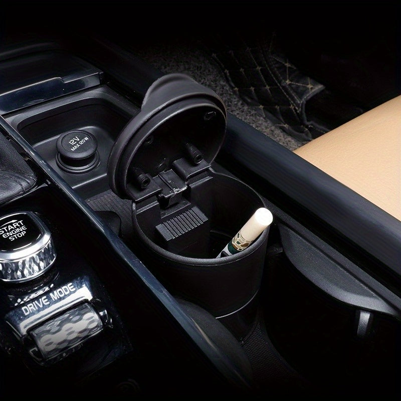 Автомобильная пепельница с крышкой, прочный пластик, аксессуар для интерьера автомобиля