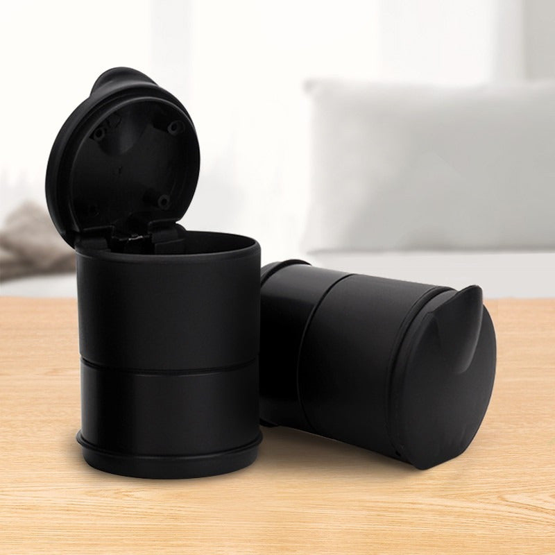 Car Ashtray With Lid Durable Plastic Auto Interior Accessory