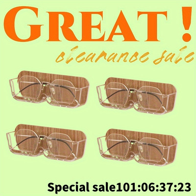 Joyni tejovchi ko'zoynak va moda ko'zoynaklari ushlagichi - uy, yotoqxona, hammom, ofis va yotoqxona bezatish uchun devorga o'rnatiladigan ko'p funksiyali tashkilotchidir.