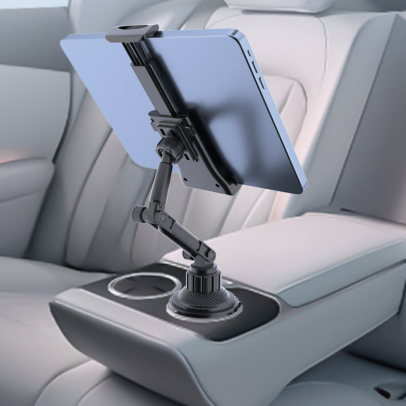 Soporte universal para coche para tablet y teléfono, resistente, ajustable en portavasos para dispositivos de 10-33cm