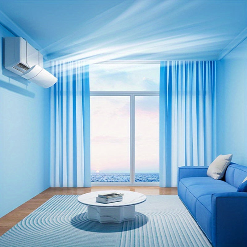 Adjustable Air Conditioner Deflector with Rabbit Design for Home and Office