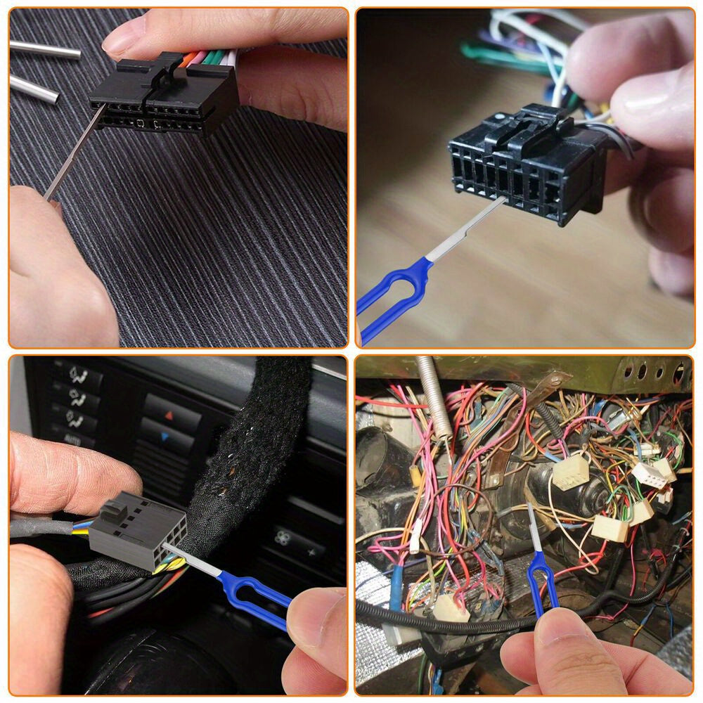 Kit de herramienta extractor de pines 41x, expulsor de terminal, eliminación de conectores con bolsa protectora