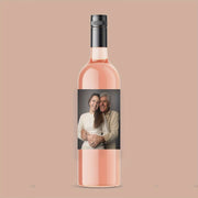 Custom Photo and Text Wine Labels for 6 Bottles Celebrations Gifting