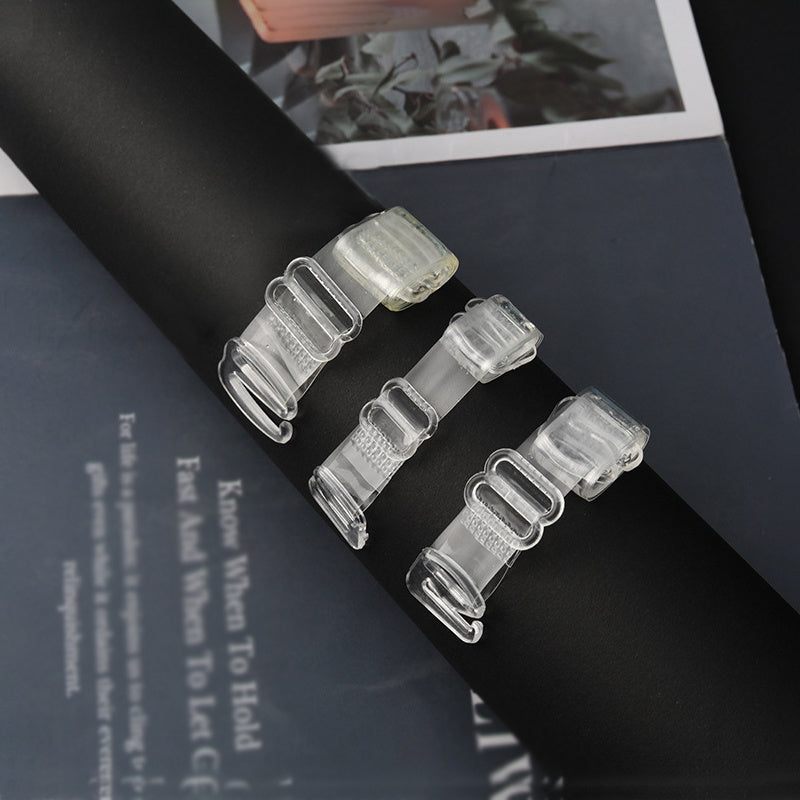 Invisible Transparent Bra Straps 4 Pairs Adjustable Non-Slip Soft TPU Women’s Fashion