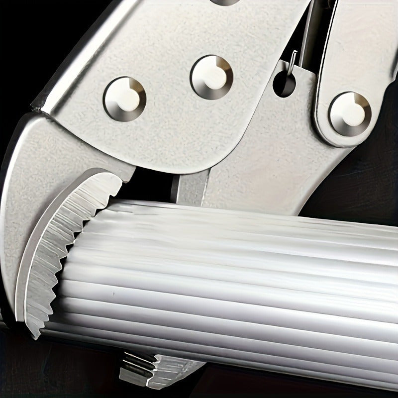 Alicate de bloqueo de uso pesado, cara metálica ajustable, multiusos