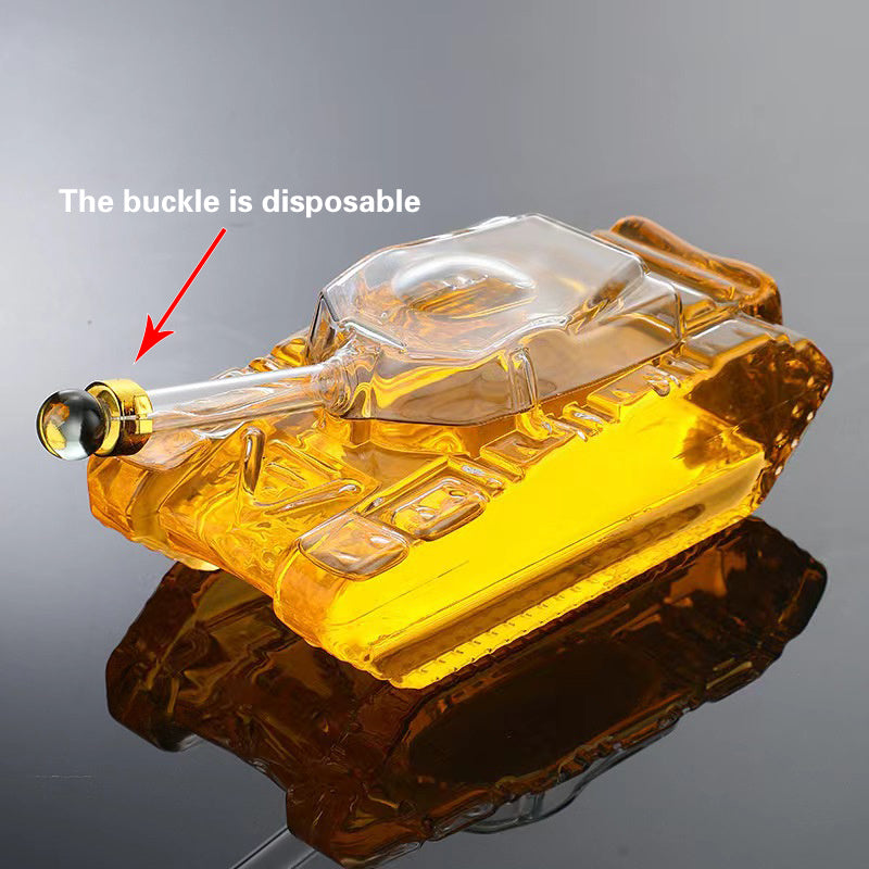 Borosilicate Glass Wine Decanter Tank Shape No Electricity Needed