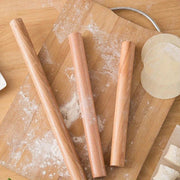 Beech Wood Rolling Pin for Baking Dough Pizza Pie Cookies Ergonomic Handle