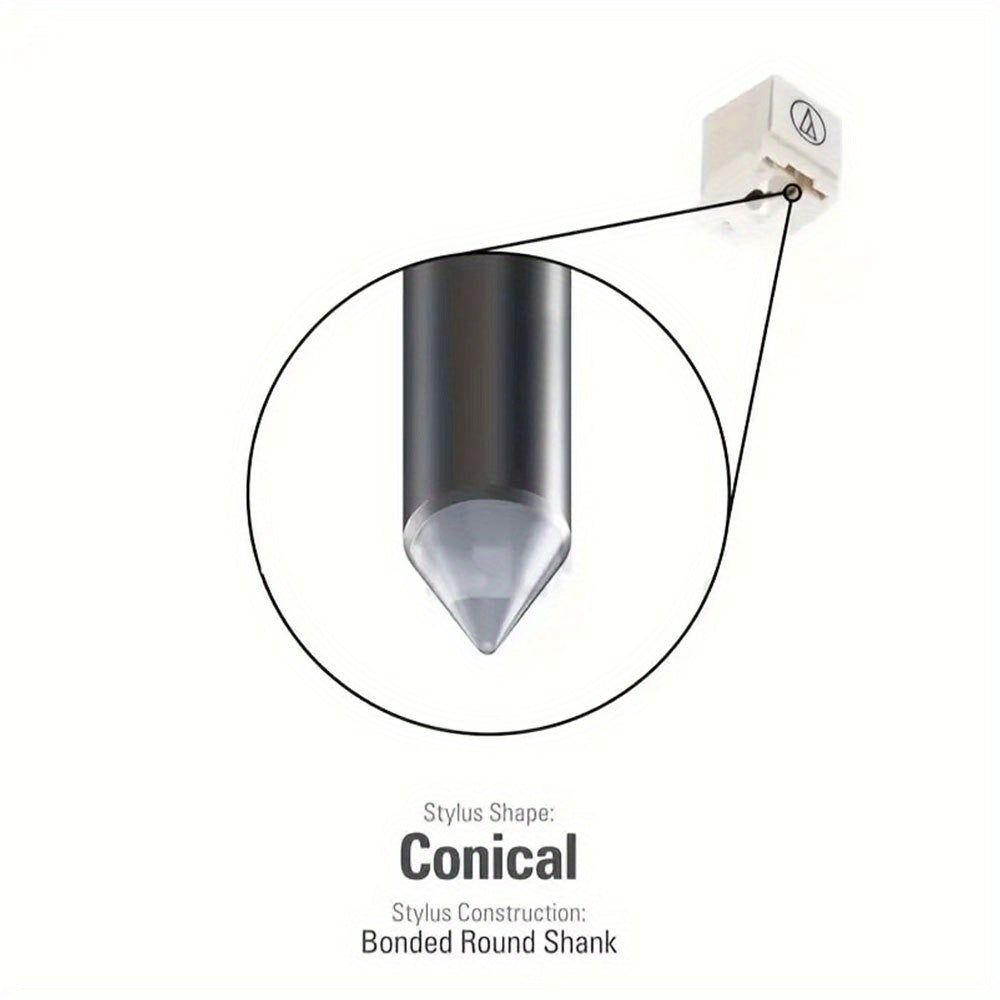 Dual Moving Magnet Turntable Cartridge with Elliptical Stylus for AT3600L Record Player