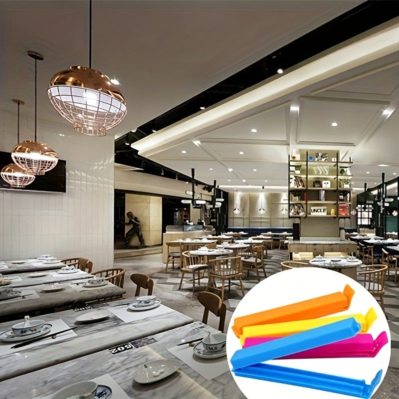 Set of 10 Reusable Food Sealers for Freshness Preservation No Electricity Needed