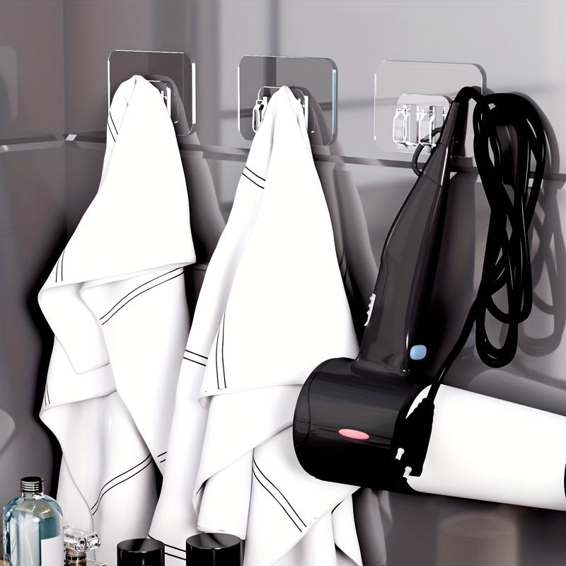 13 Heavy Duty Waterproof UV-Resistant Outdoor String Light Hooks with Adhesive Clips